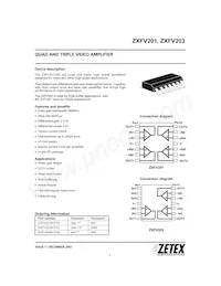 ZXFV201N14TA Datasheet Cover