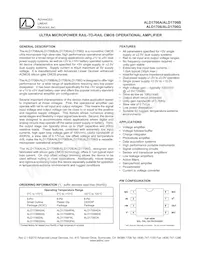 ALD1706BPAL Datasheet Cover