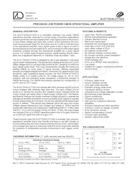 ALD1722GPAL Datasheet Copertura