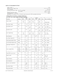 ALD1722GPAL Datasheet Pagina 2