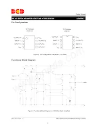 AZ4558CP-E1 Datasheet Pagina 2