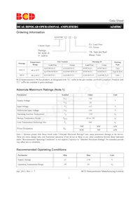 AZ4558CP-E1 Datasheet Pagina 3