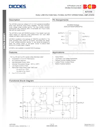 AZV358MMTR-E1 Datenblatt Cover