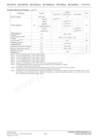 BU7244SF-E2 Datasheet Page 4