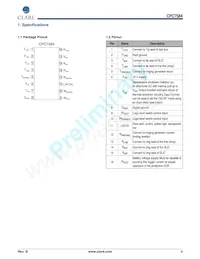 CPC7584MCTR Datasheet Page 3