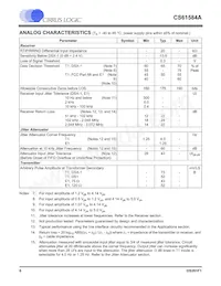 CS61584A-IQ5Z Datasheet Pagina 6