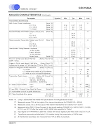 CS61584A-IQ5Z數據表 頁面 7