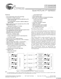 CYV15G0402DXB-BGXC Datasheet Copertura