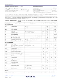 EL5192CWZ-T7A Datasheet Page 3