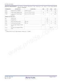EL5192CWZ-T7A Datasheet Page 4
