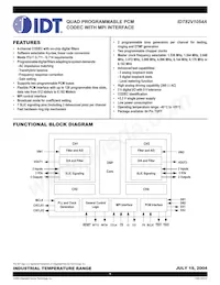 IDT82V1054APFG8數據表 封面