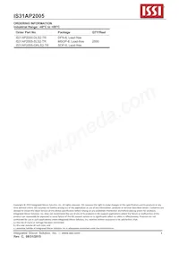 IS31AP2005-SLS2-TR Datasheet Pagina 4