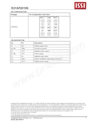 IS31AP2010B-UTLS2-TR Datenblatt Seite 2