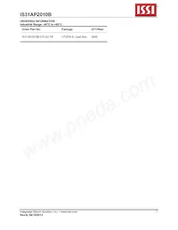 IS31AP2010B-UTLS2-TR Datasheet Page 3