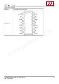 IS31AP2110-ZLS2 Datenblatt Seite 3