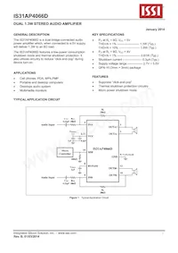 IS31AP4066D-QFLS2-TR Datasheet Copertura