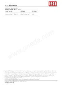 IS31AP4066D-QFLS2-TR Datasheet Pagina 3