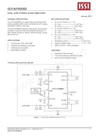 IS31AP4088D-QFLS2-TR Datasheet Copertura