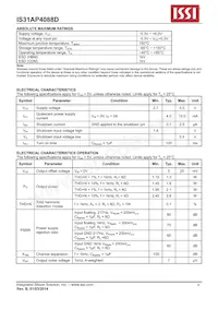 IS31AP4088D-QFLS2-TR Datasheet Page 4