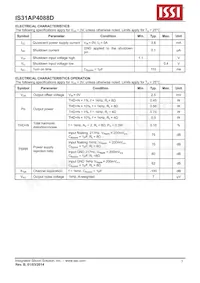 IS31AP4088D-QFLS2-TR Datasheet Page 5