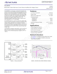 ISL28005FH50Z-T7 Datenblatt Cover