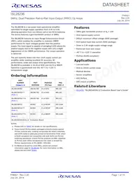 ISL28236FUZ-T7 Datasheet Cover