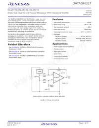 ISL28413FVZ-T7 Datasheet Copertura