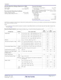 ISL99201IRTDZ-T Datasheet Page 3