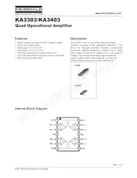 KA3403D Datasheet Cover