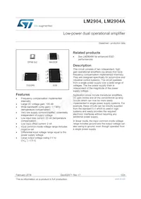 LM2904N Datasheet Cover