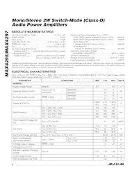 MAX4297EAG+T Datasheet Page 2