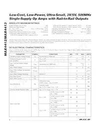 MAX4413EKA-T Datasheet Pagina 2