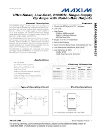 MAX4451ESA+TG05 Datasheet Copertura