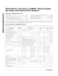 MAX4451ESA+TG05 Datasheet Pagina 2