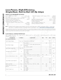 MAX9613AXT+T Datasheet Pagina 2