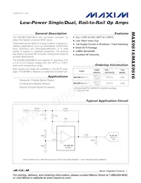 MAX9614AXT+T Datenblatt Cover