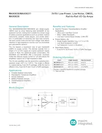 MAX9636C/D+ Datasheet Copertura