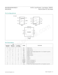 MAX9636C/D+ Datasheet Pagina 8