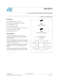 MC33079N Datenblatt Cover