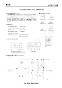 NJM12904M Datasheet Cover