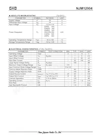 NJM12904M Datenblatt Seite 2