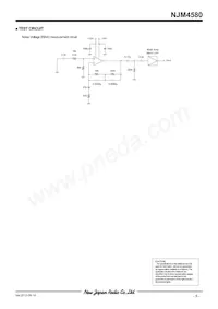 NJM4580D Datasheet Pagina 5