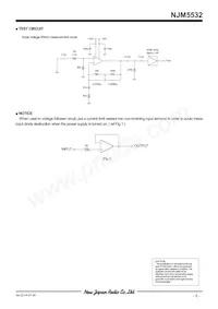 NJM5532DD Datasheet Page 5