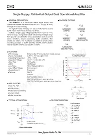 NJM8202RB1-TE1 Datasheet Copertura