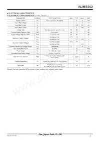 NJM8202RB1-TE1 Datasheet Pagina 3