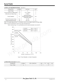 NJU7029RB1-TE1 Datasheet Page 2