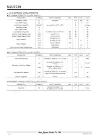 NJU7029RB1-TE1 Datasheet Pagina 4