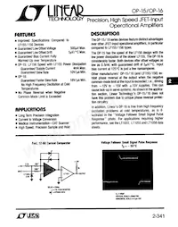 OP16GH Datasheet Copertura