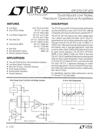 OP470EJ Datenblatt Cover