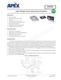 PA341CE Datenblatt Cover